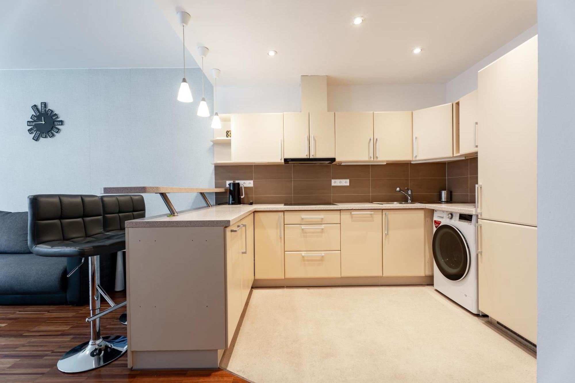 Auriapartments Karlin 2Kk S Terasou A Parkovanim Praha Eksteriør bilde