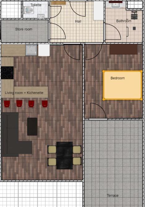 Auriapartments Karlin 2Kk S Terasou A Parkovanim Praha Eksteriør bilde